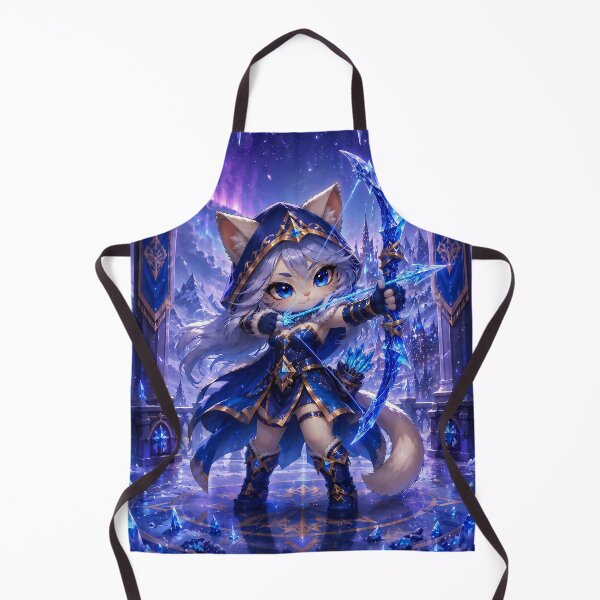 Item preview, Frostbound Archer Cat designed and sold by Lunatik Cat.