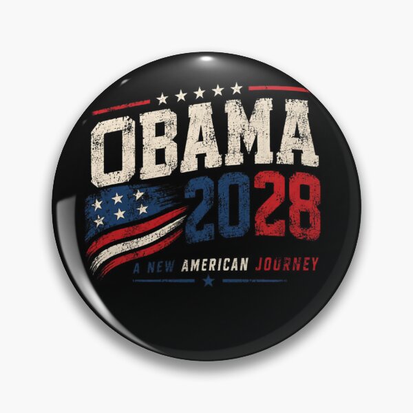 Item preview, Obama 2028 A New American Journey Political Supporter Election Campaign Voter designed and sold by JonesFlora2025.
