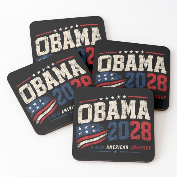 Item preview, Obama 2028 A New American Journey Political Supporter Election Campaign Voter designed and sold by JonesFlora2025.