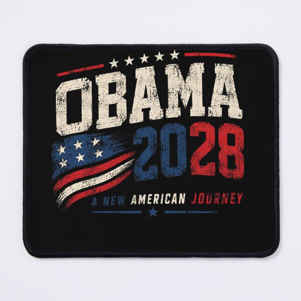 Item preview, Obama 2028 A New American Journey Political Supporter Election Campaign Voter designed and sold by JonesFlora2025.
