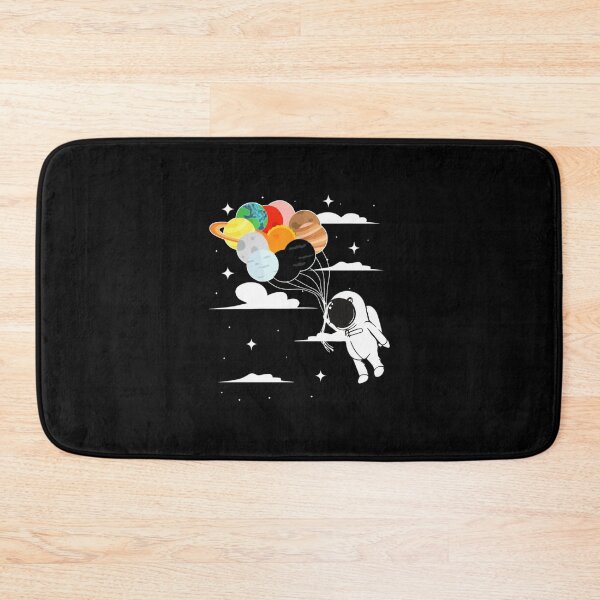 Item preview, Astronaut Floating Planet Balloons Space Art designed and sold by CaleHowell.