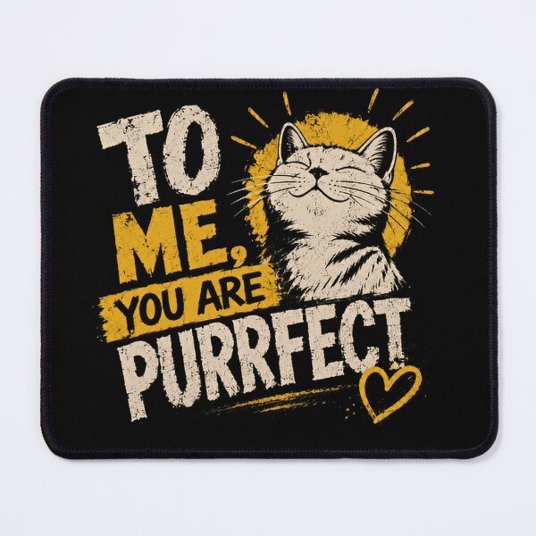 Item preview, To Me, You Are Purrfect Cat Feline Love Quote Pet Owner designed and sold by JonesFlora2025.