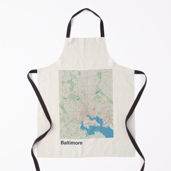 Item preview, Baltimore Minimalistic Map Art designed and sold by MapsNerd.