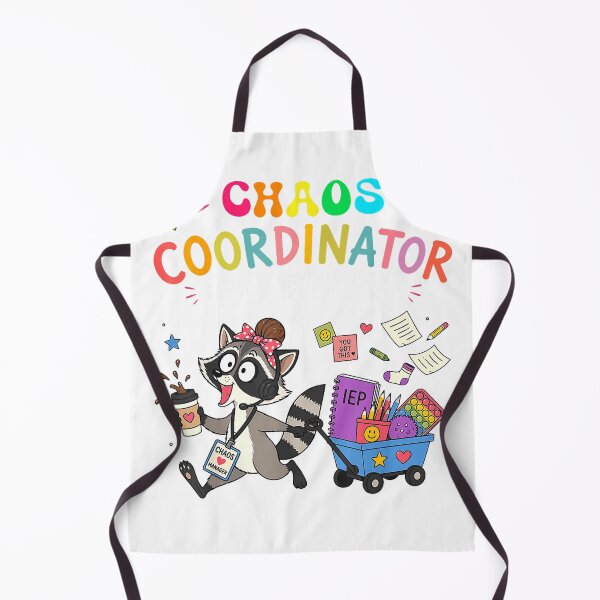 Item preview, Chaos Coordinator is On The Way Funny Sped Teacher Raccoon T-Shirt designed and sold by Nayana77.