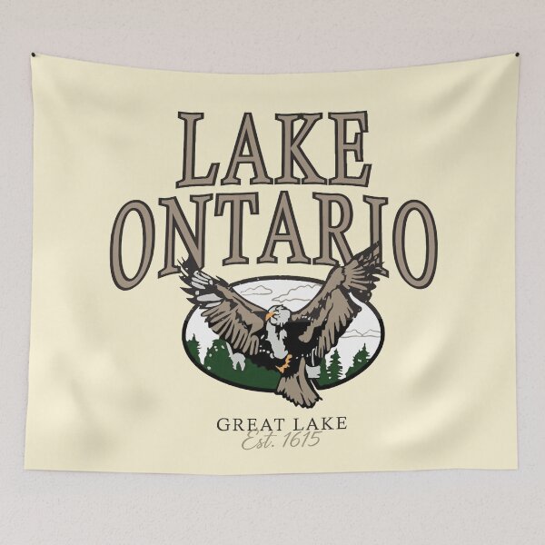 Item preview, Lake Ontario Est 1615 Great Lake America Rename Eagle Graphic designed and sold by artworkathome.