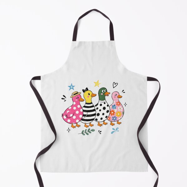 Item preview, Duck Squad Cute Colorful Duck Friends Gooses Pink Polka Dot designed and sold by Yellowriversss.