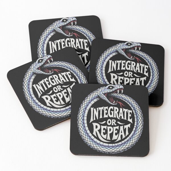 Item preview, Integrate or Repeat | Shadow Integration | Jungian Psychology designed and sold by Creatiforge.