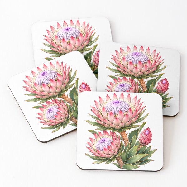 Item preview, Pink Protea Botanical designed and sold by bubblyn.