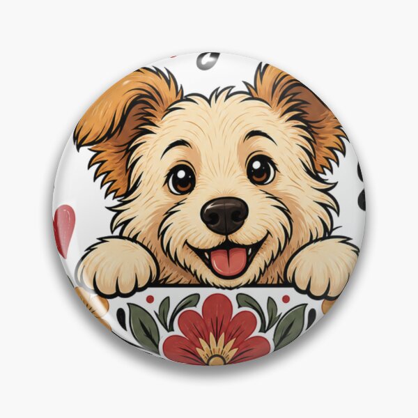 Artikelvorschau, Amor y Perros – Niedliches Hunde-Design – Geschenk für spanische Hundeliebhaber entworfen und verkauft von LinaDesign Store.