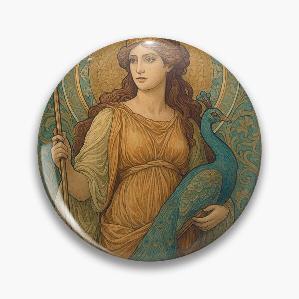 Item preview, Greek Goddess Hera - Art nouveau painting. designed and sold by GalleryKauffeld.
