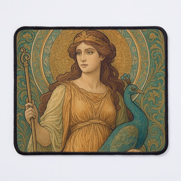 Item preview, Greek Goddess Hera - Art nouveau painting. designed and sold by GalleryKauffeld.