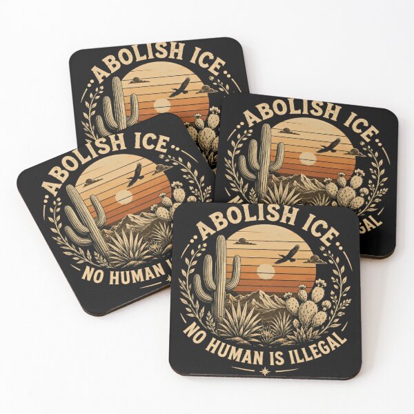 Item preview, Abolish Ice No Human Is Illegal Immigration Rights Activism designed and sold by JonesFlora2025.