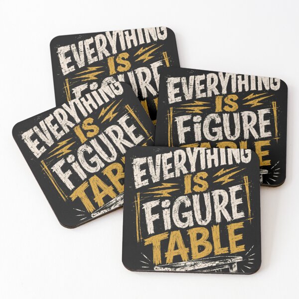 Item preview, Everything Is Figure Table Motivational Problem Solver Pun Optimist designed and sold by JonesFlora2025.