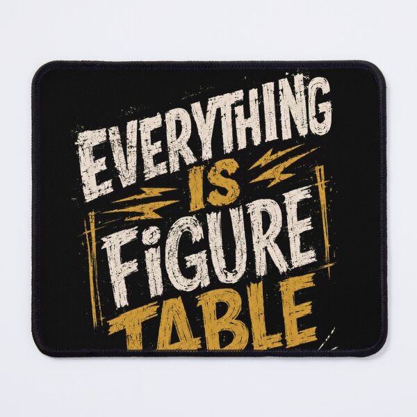 Item preview, Everything Is Figure Table Motivational Problem Solver Pun Optimist designed and sold by JonesFlora2025.
