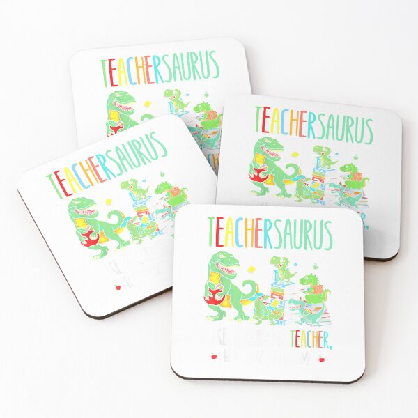 Item preview, Dinosaurs Teachersaurus Like A Normal Teacher More Awesome T-Shirt designed and sold by fine line.
