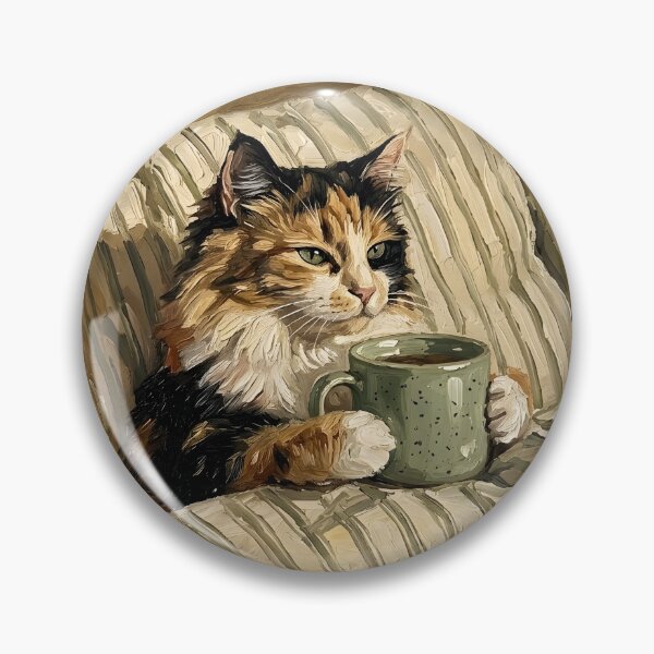 Item preview, Cozy Cat in Bed Cute Sleepy Cat Illustration designed and sold by LinaDesign Store.