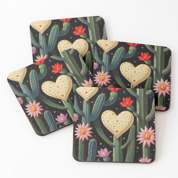 Item preview, Cactus Hearts in Bloom designed and sold by KiraChie.