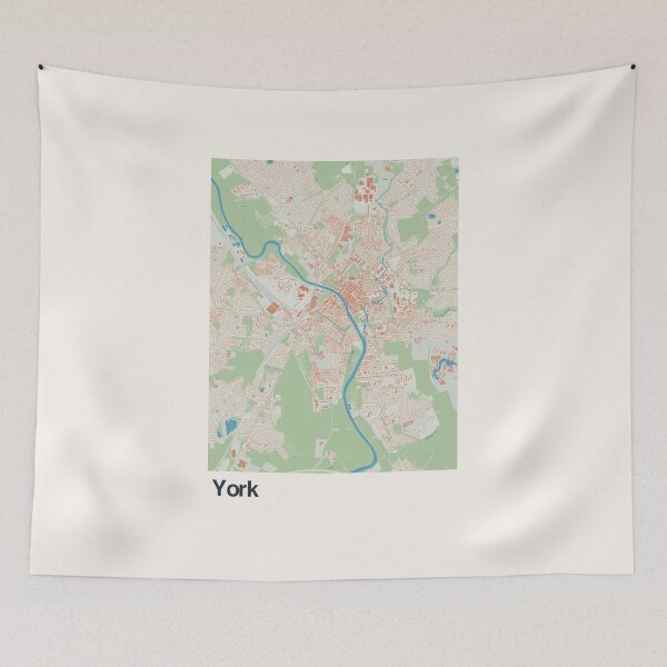 Item preview, York Minimalistic Map Art designed and sold by MapsNerd.