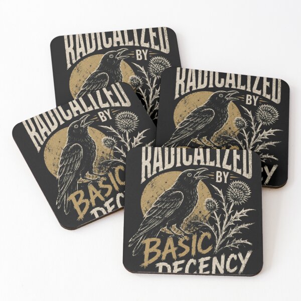 Item preview, Radicalized By Basic Decency Social Commentary Values Statement designed and sold by JonesFlora2025.
