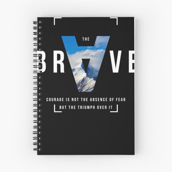 Item preview, BRAVE - Triumph Over Fear Mountain Design designed and sold by AstroChasm.