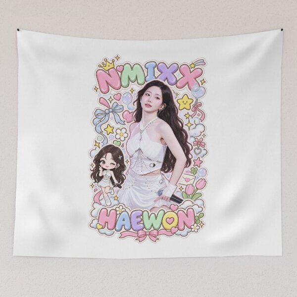 Item preview, HAEWON NMIXX Heavy Serenade Sticker Design – Kpop Fanart designed and sold by Valereekmerch.