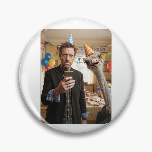 Item preview, Doctor house selfie ostrich ostrichs birthday cake memes happy Funny prank meme gift weird  designed and sold by CheeseBlueprint.