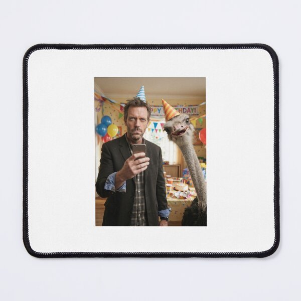 Item preview, Doctor house selfie ostrich ostrichs birthday cake memes happy Funny prank meme gift weird  designed and sold by CheeseBlueprint.