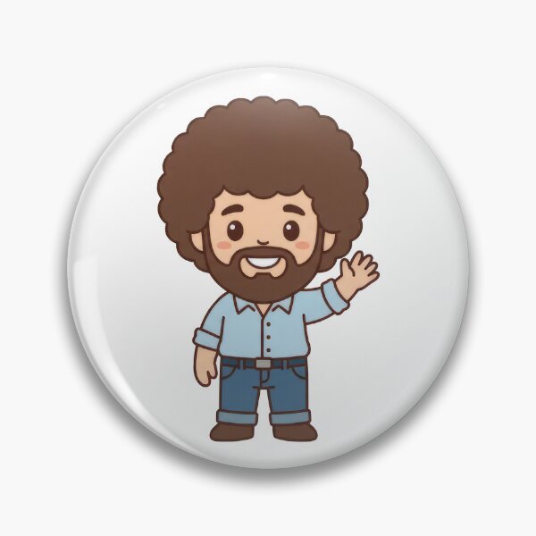 Item preview, Bob Ross Waving Hello designed and sold by Karamram Studio.
