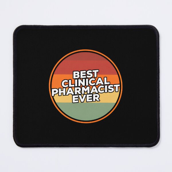 Item preview, Best Clinical Pharmacist Ever Retro Sunset Circle designed and sold by CaleHowell.