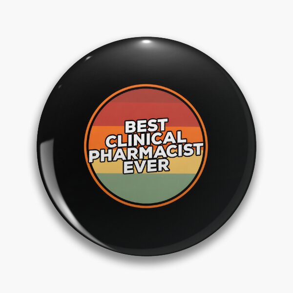 Item preview, Best Clinical Pharmacist Ever Retro Sunset Circle designed and sold by CaleHowell.