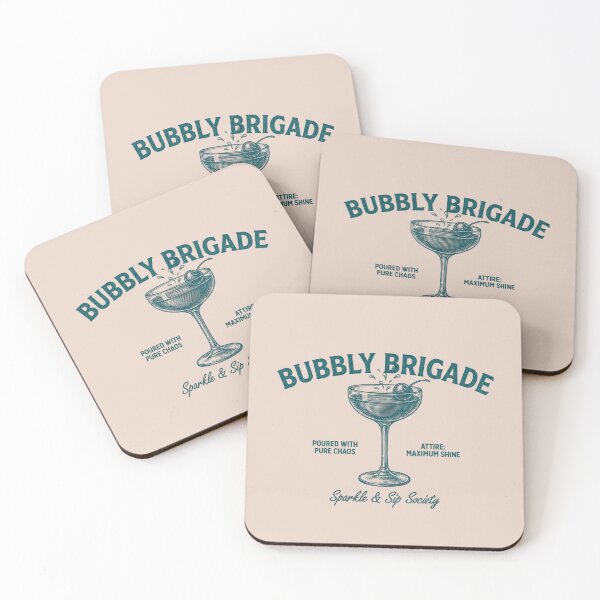 Item preview, Bubbly Brigade Sparkle & Sip Society Cocktail Party Design designed and sold by LinaDesign Store.
