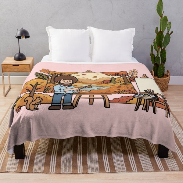 Item preview, Bob Ross Painting an Autumn River Landscape designed and sold by Karamram Studio.