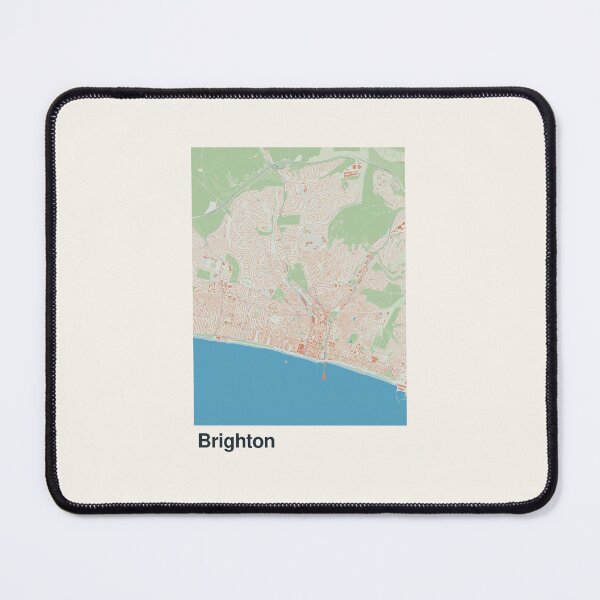 Item preview, Brighton Minimalistic Map Art designed and sold by MapsNerd.