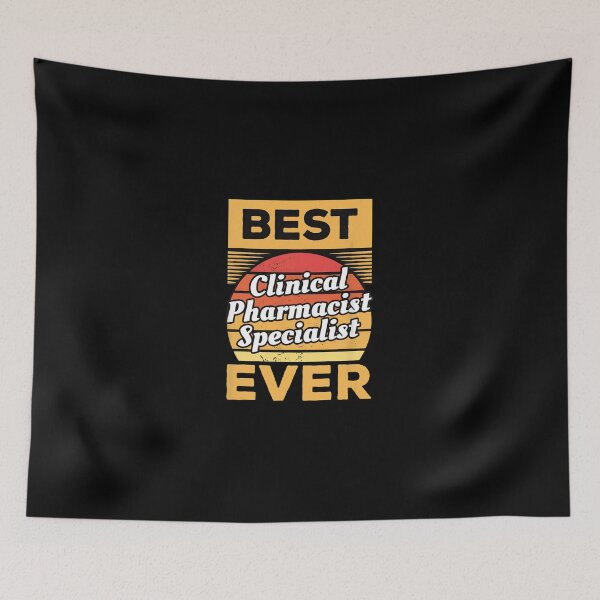 Item preview, Best Clinical Pharmacist Specialist Ever Retro Sunset designed and sold by AaronMathews.