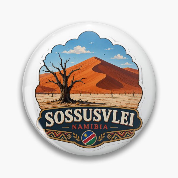 Item preview, Sossusvlei Namibia – Red Dunes, Deadvlei & Desert Travel Art designed and sold by ChicClicker.
