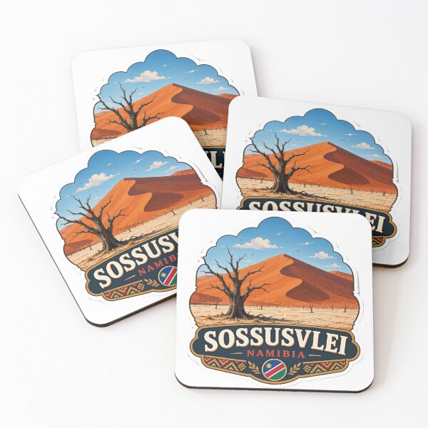 Item preview, Sossusvlei Namibia – Red Dunes, Deadvlei & Desert Travel Art designed and sold by ChicClicker.