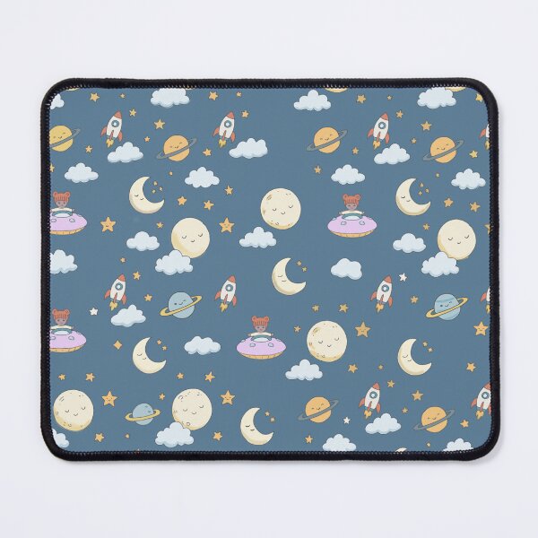 Item preview, Little Space Girl – Whimsical Cosmic Adventure designed and sold by Keddmia.