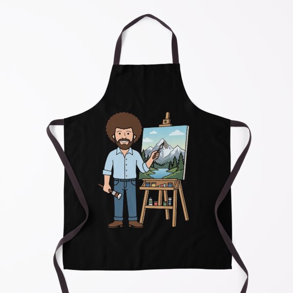 Item preview, Bob Ross Painting a Mountain Landscape designed and sold by Karamram Studio.
