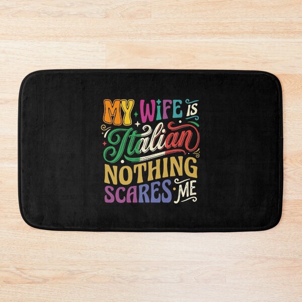 Item preview, My Wife Is Italian Nothing Scares Me Italian Husband Heritage Humor designed and sold by PopStars1993.