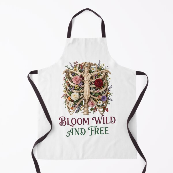 Item preview, Bloom Wild And Free Floral Skeleton Ribcage designed and sold by Sovereign Supply Co..