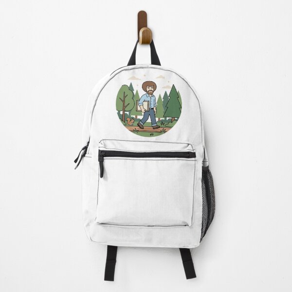 Item preview, Bob Ross Forest Walk Nature Art Illustration designed and sold by Karamram Studio.