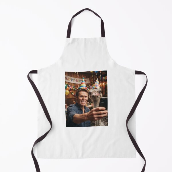 Item preview, Willem dafoe selfie ostrich ostrichs birthday cake memes happy Funny prank meme gift weird  designed and sold by CheeseBlueprint.
