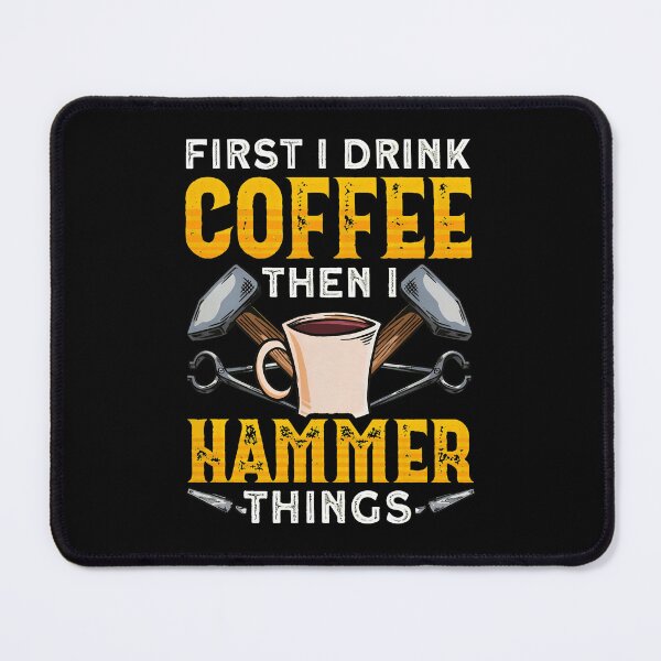 Item preview, Coffee Hammer Things Black Graphic designed and sold by AaronMathews.