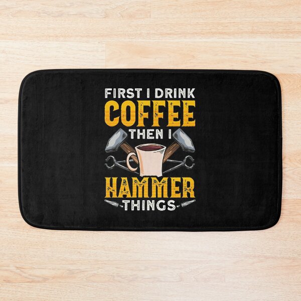 Item preview, Coffee Hammer Things Black Graphic designed and sold by AaronMathews.