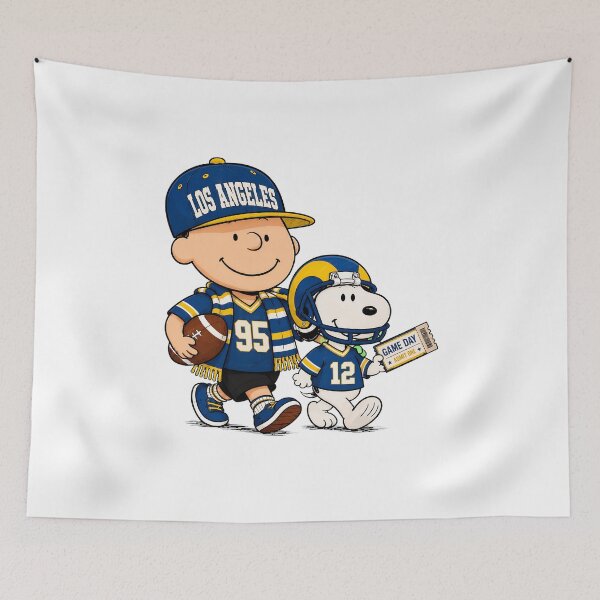Item preview, Charlie Brown Snoopy LA Football Game Day designed and sold by baresddeidago.
