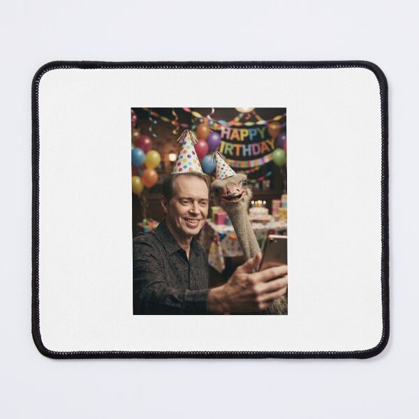 Item preview, Steve buscemi selfie ostrich ostrichs birthday cake memes happy Funny prank meme gift weird  designed and sold by CheeseBlueprint.