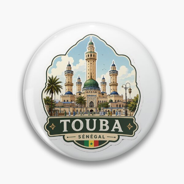 Item preview, Touba Senegal – Great Mosque & Senegalese Heritage Travel Art designed and sold by ChicClicker.