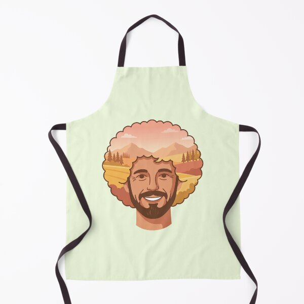 Item preview, Bob Ross – Happy Painter Mountain Landscape designed and sold by Karamram Studio.