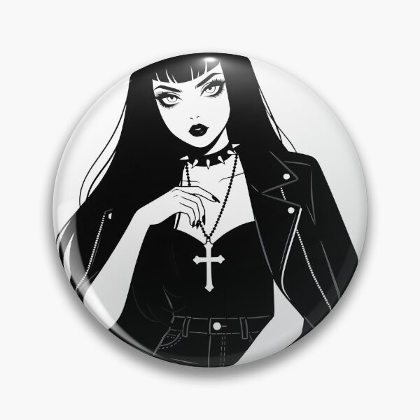 Item preview, Goth Girl aesthetic, leather jacket, alternative fashion designed and sold by OH-MY-GOTH.