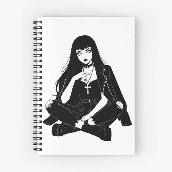 Item preview, Goth Girl aesthetic, leather jacket, alternative fashion designed and sold by OH-MY-GOTH.